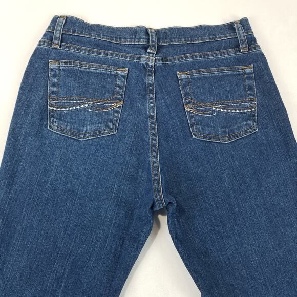 Wrangler As Real As Jeans Womens 6x32 Blue Stretch Bootcut Denim WCW84CW Casual - Picture 4 of 10
